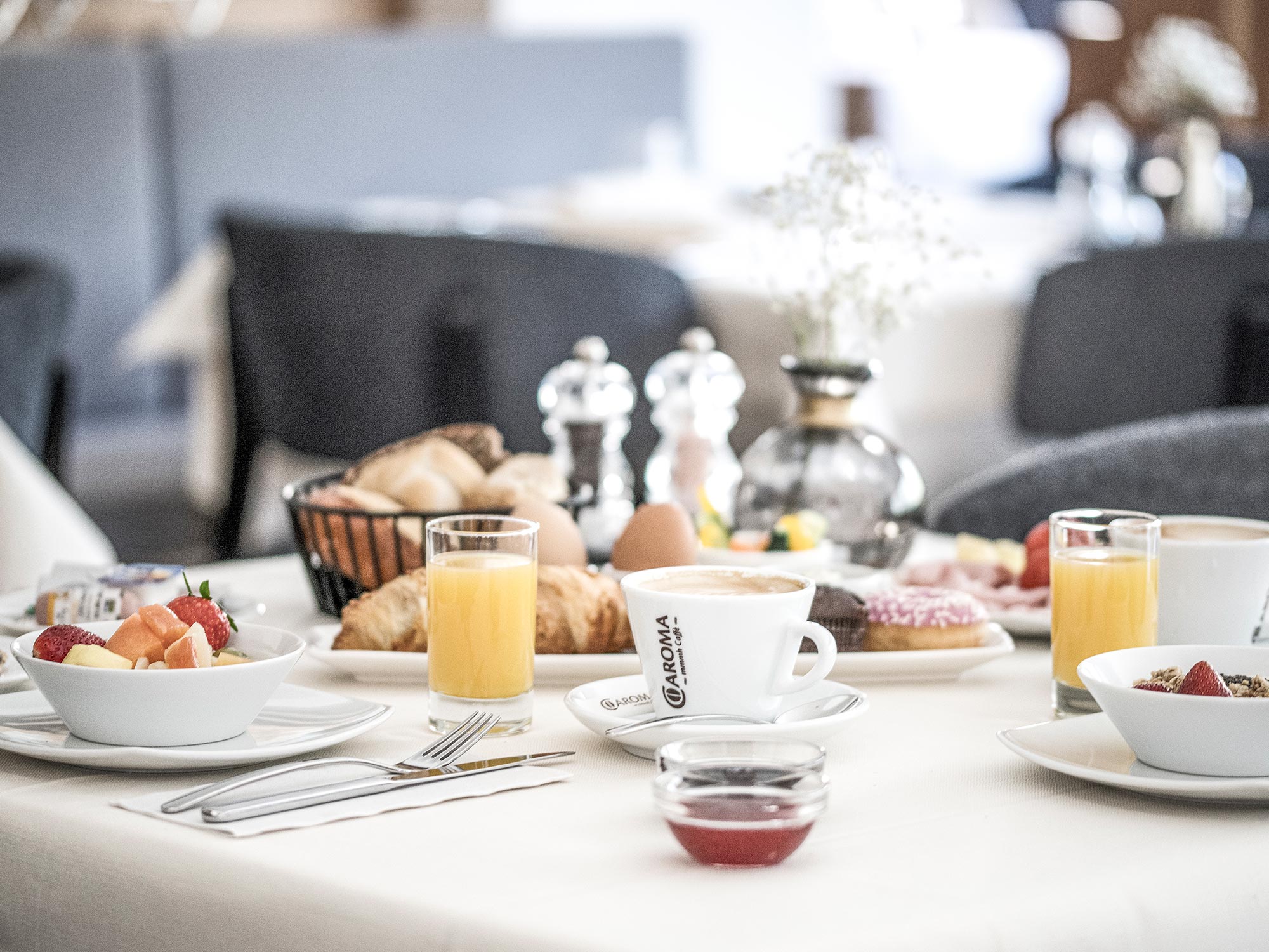 Frühstücksgenuss im Hotel Wieser