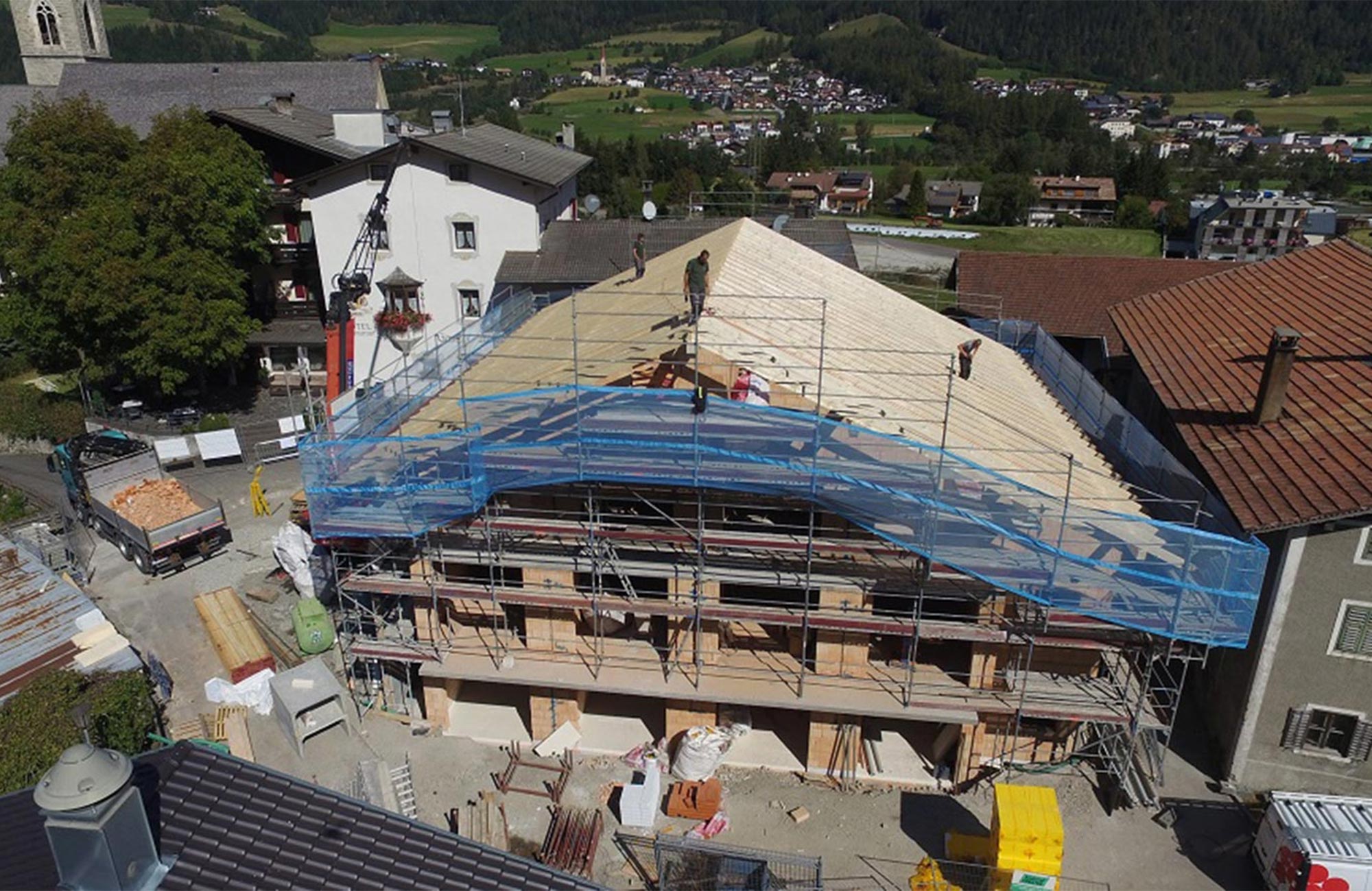 Bau der Dependance 2016