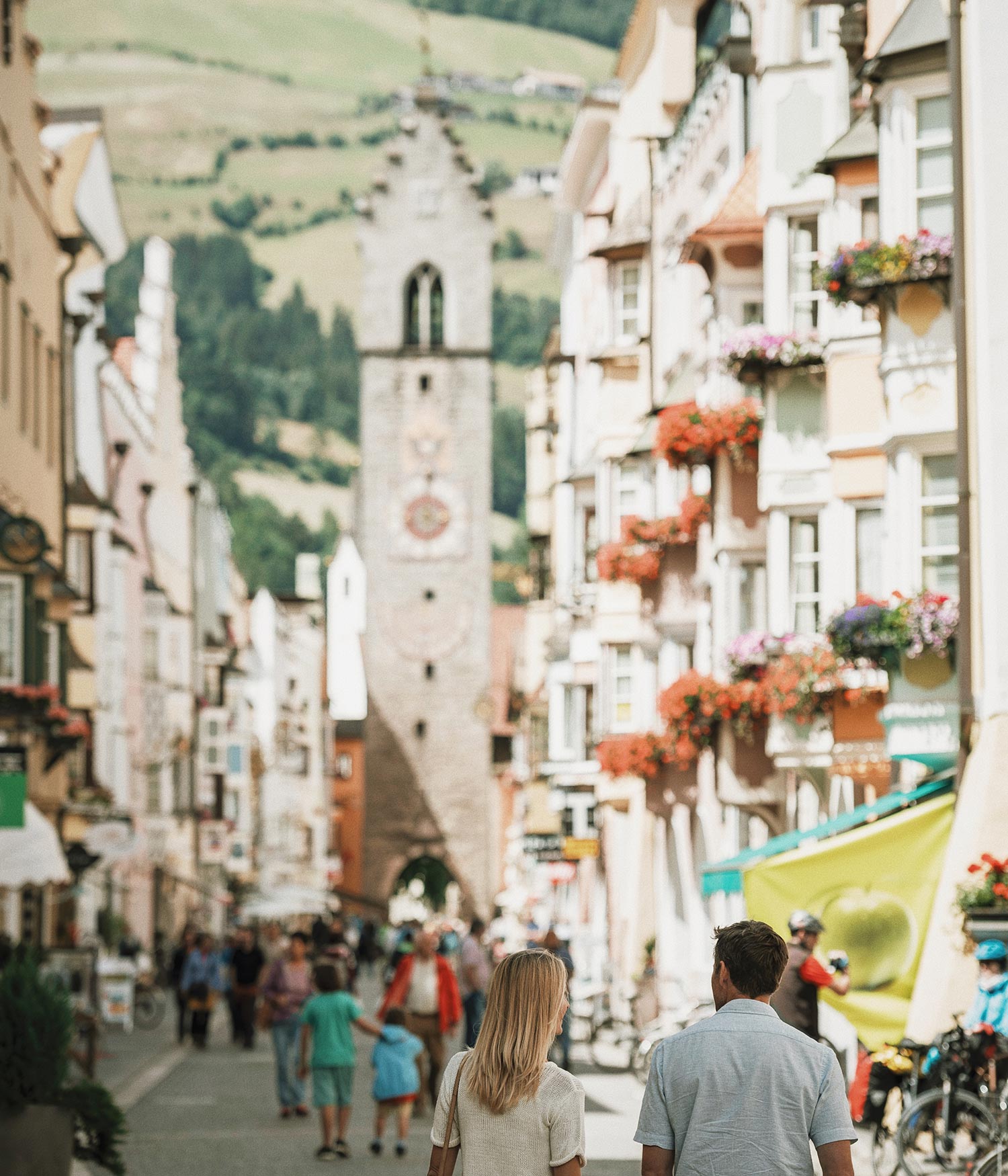 Sightseeing in the towns of South Tyrol