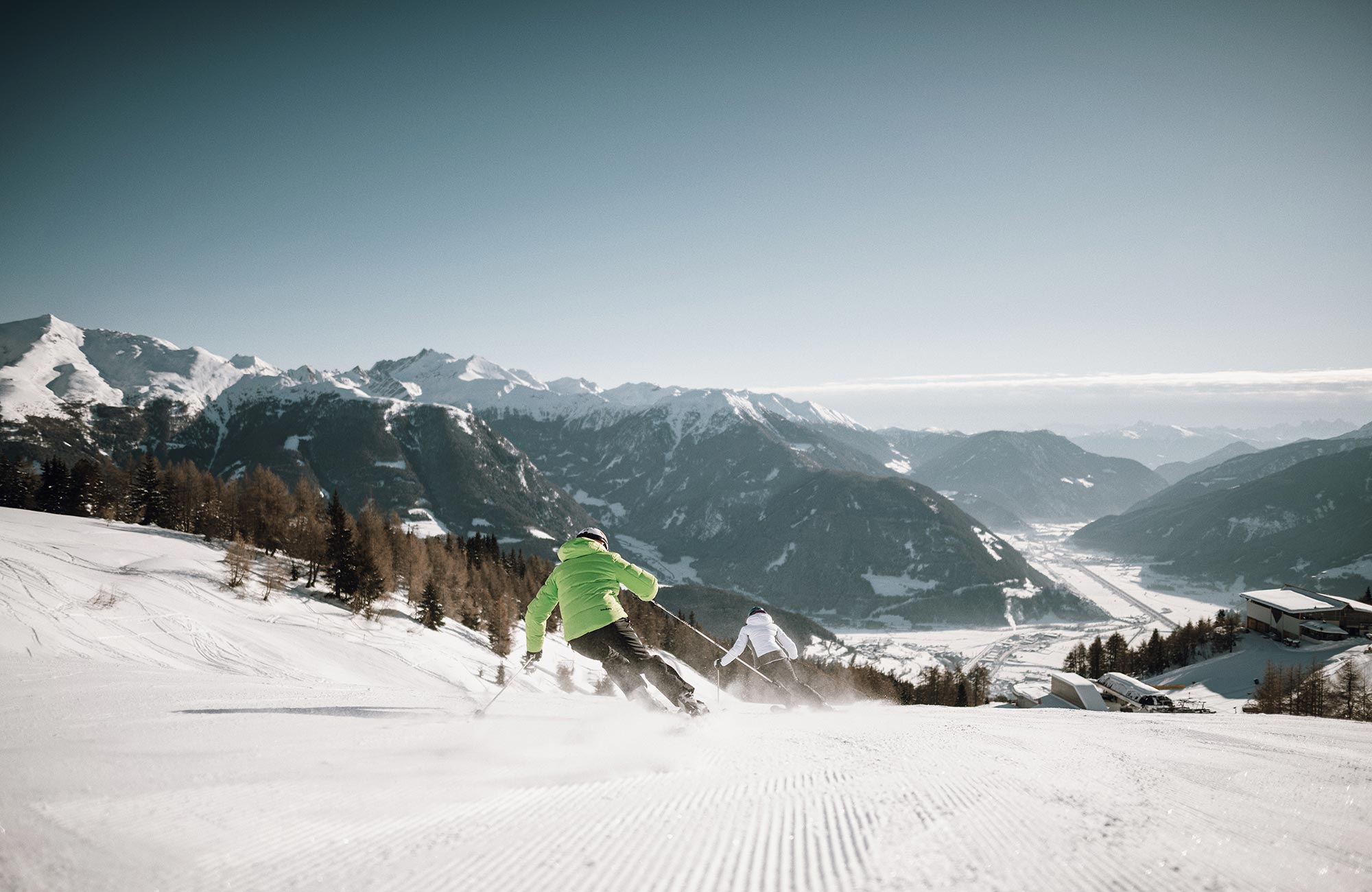 Skigebiete in Sterzing und USciare a Vipiteno e dintorni mgebung