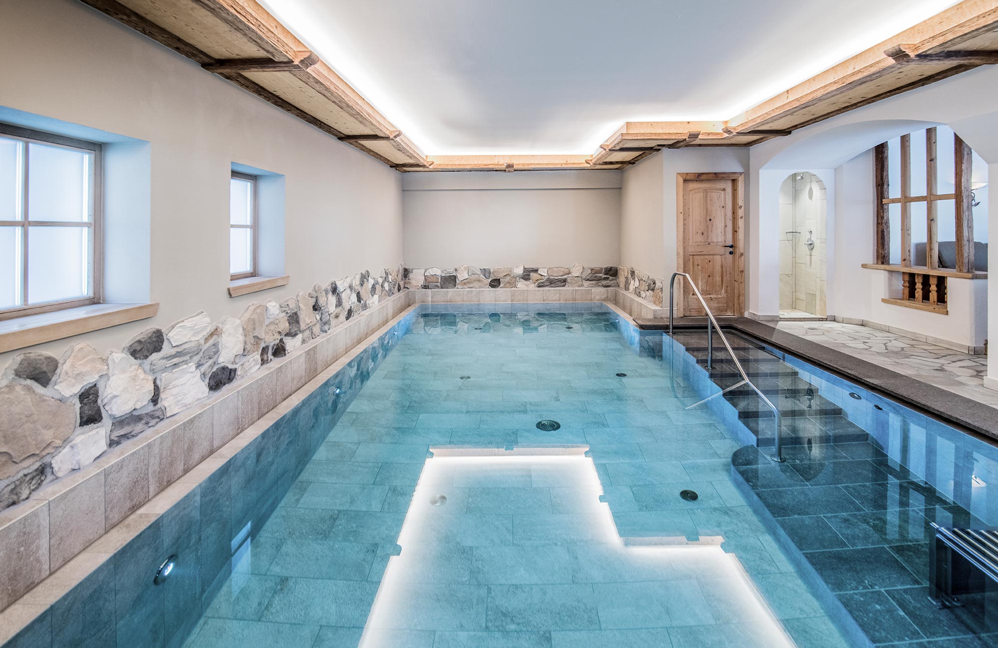 Swimming pool in the wellness area - Hotel Wieser