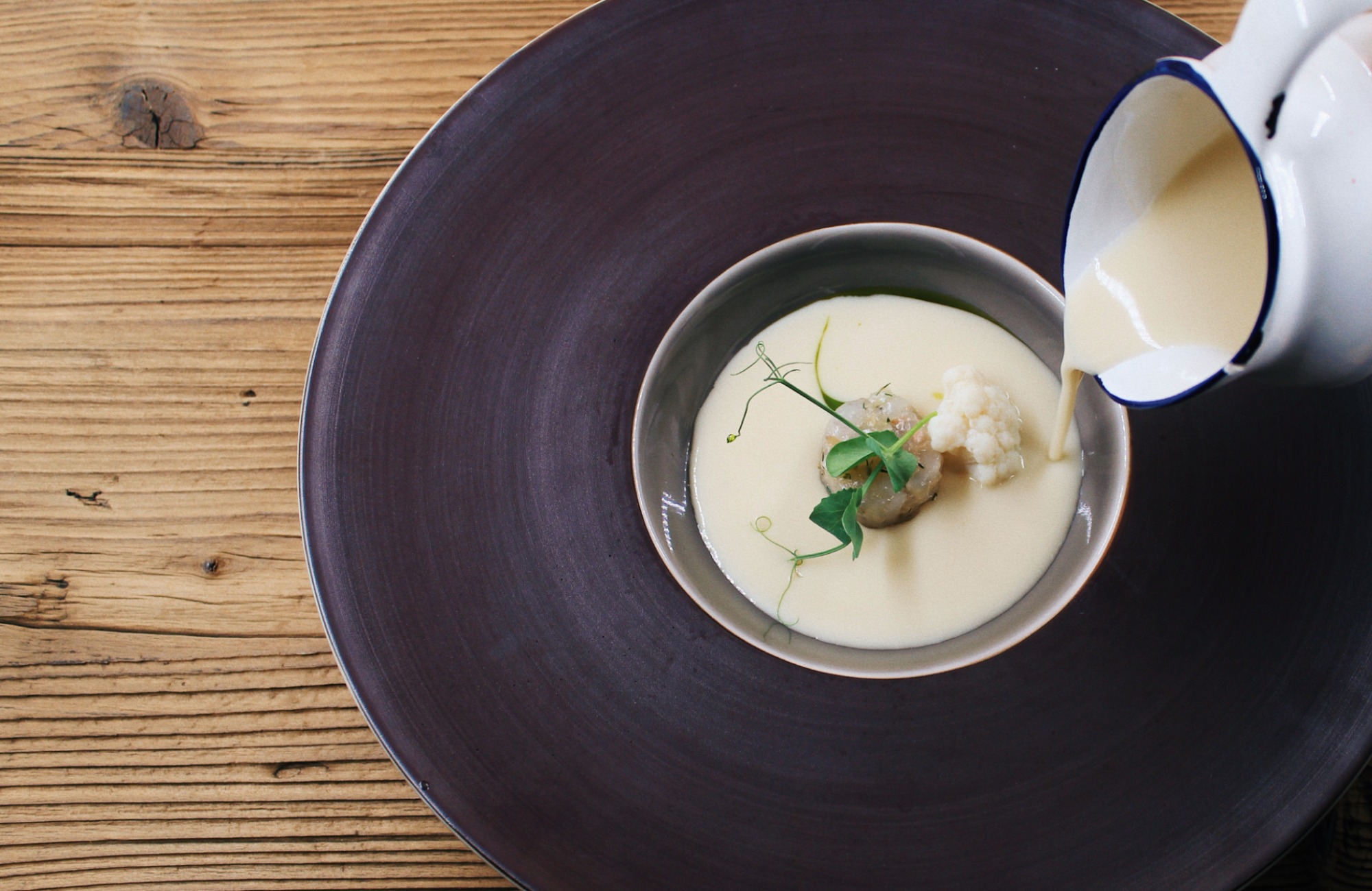 Scallops in a light sauce - Hotel Wieser